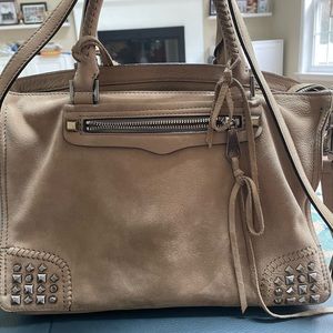 Rebecca Minkoff suede handbag